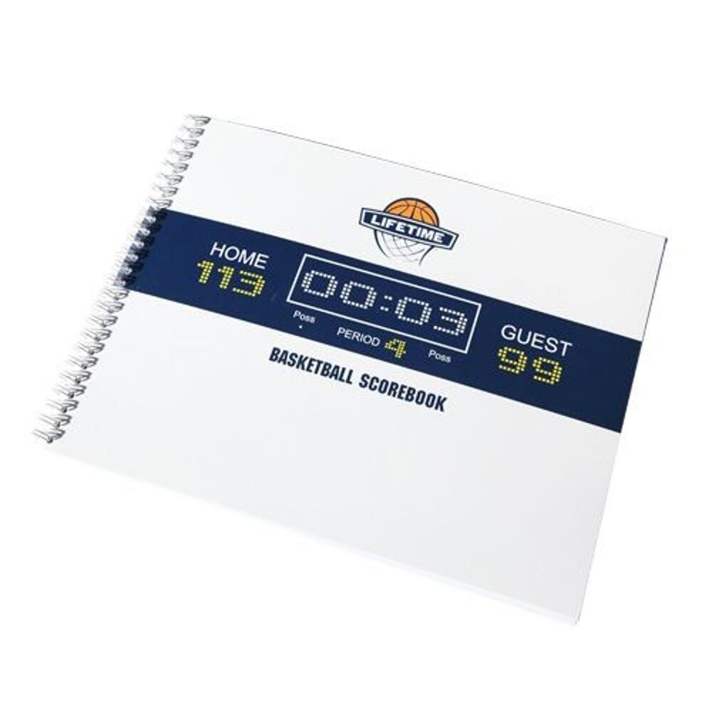 Lifetime Basketball Scorebook - Track 30 Games with Instructional Sheet